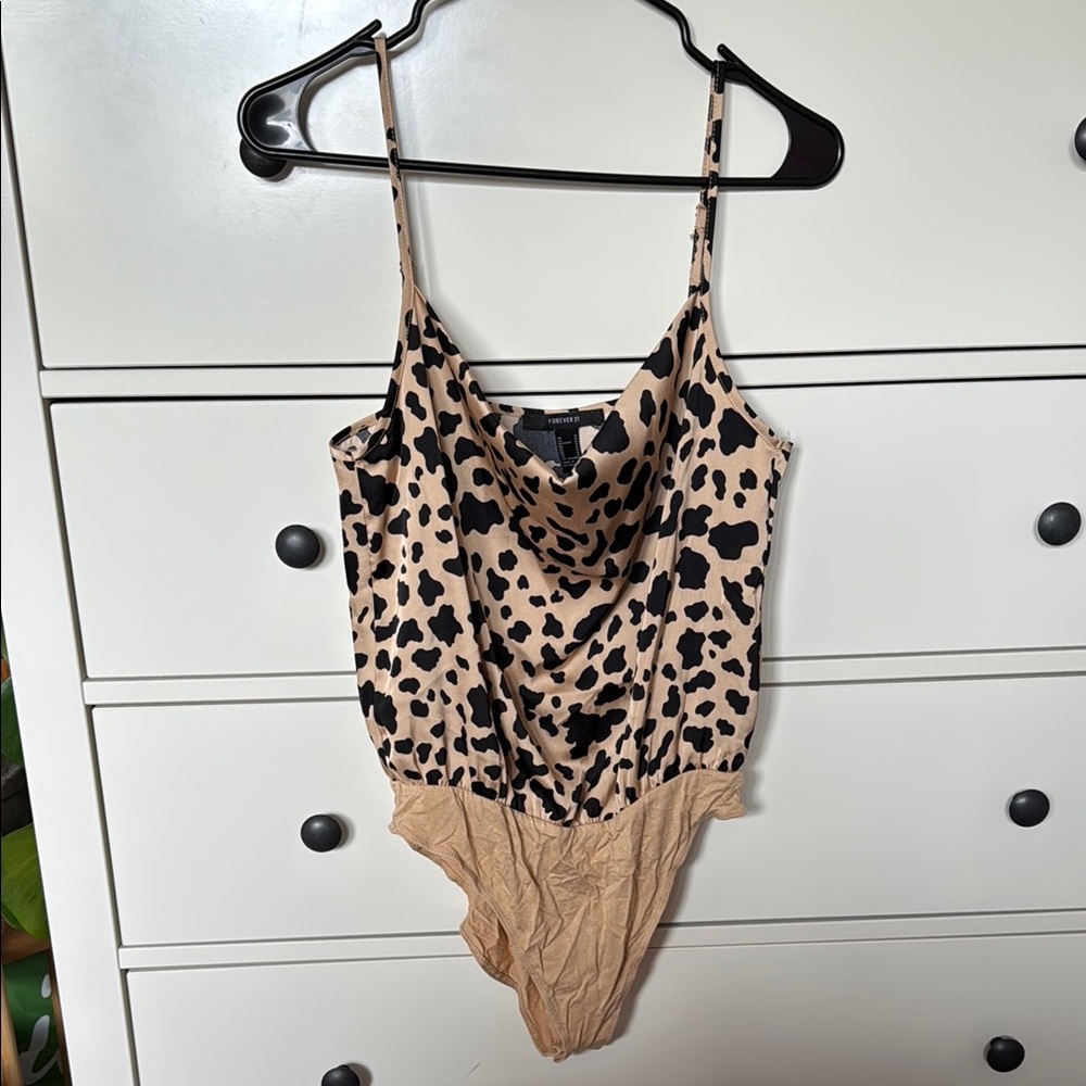 Forever 21 Leopard Print Bodysuit